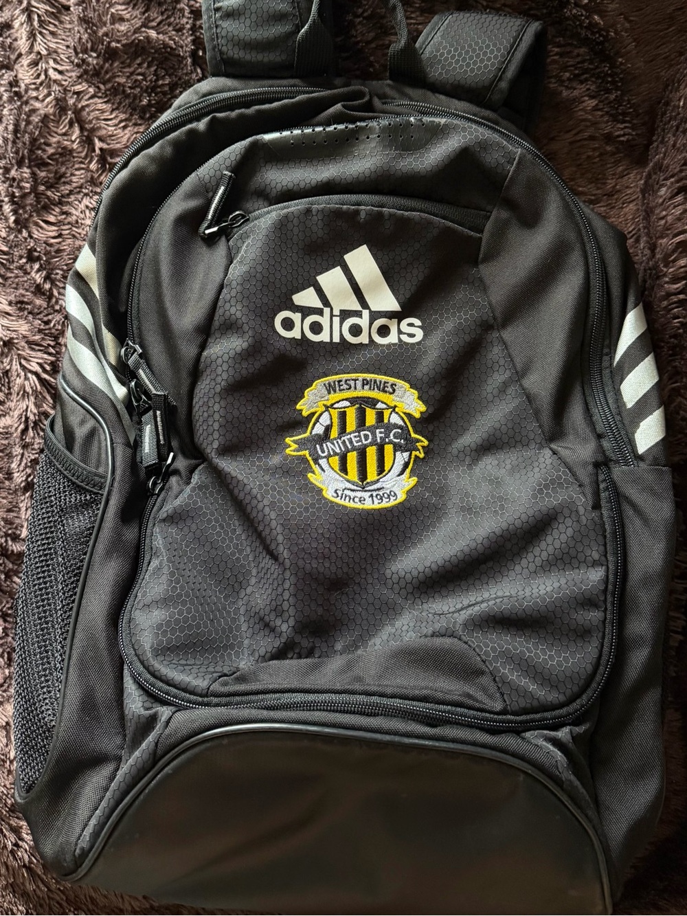 Black Adidas Soccer Backpack